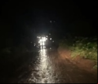 À noite o perigo ainda é maior, pois a iluminação é somente a dos veículos